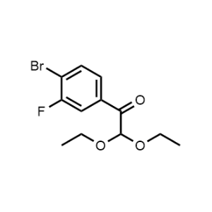 1-(4-Bromo-3-fluorophenyl)-2,2-diethoxyethan-1-one|CS-1157175
