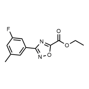 Ethyl 3-(3-fluoro-5-methylphenyl)-1,2,4-oxadiazole-5-carboxylate|CS-1157204