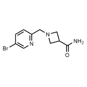 1-((5-Bromopyridin-2-yl)methyl)azetidine-3-carboxamide|CS-1157263