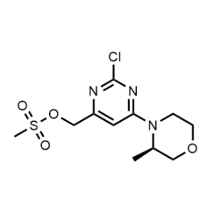 (R)-(2-Chloro-6-(3-methylmorpholino)pyrimidin-4-yl)methyl methanesulfonate|CS-1157301
