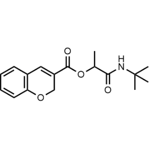 1-(Tert-butylamino)-1-oxopropan-2-yl 2H-chromene-3-carboxylate|CS-1157429