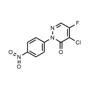4-Chloro-5-fluoro-2-(4-nitrophenyl)pyridazin-3(2H)-one|CS-1157454