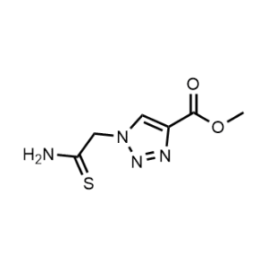 Methyl 1-(2-amino-2-thioxoethyl)-1H-1,2,3-triazole-4-carboxylate|CS-1157473