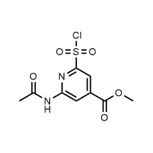 Methyl 2-acetamido-6-(chlorosulfonyl)isonicotinate|CS-1157555