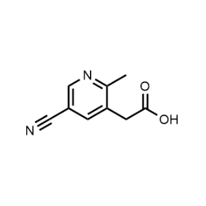 2-(5-Cyano-2-methylpyridin-3-yl)acetic acid|CS-1157619