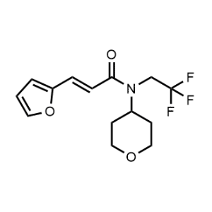 3-(Furan-2-yl)-N-(tetrahydro-2H-pyran-4-yl)-N-(2,2,2-trifluoroethyl)acrylamide|CS-1157621