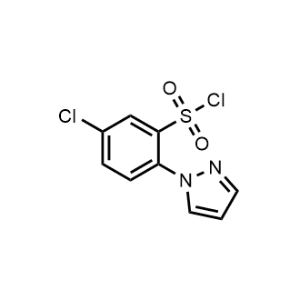5-Chloro-2-(1H-pyrazol-1-yl)benzenesulfonyl chloride|CS-1157767