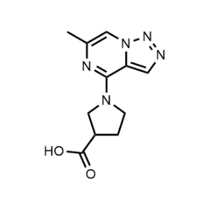 1-(6-Methyl-[1,2,3]triazolo[1,5-a]pyrazin-4-yl)pyrrolidine-3-carboxylic acid|CS-1157896