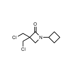 3,3-Bis(chloromethyl)-1-cyclobutylazetidin-2-one|CS-1157948