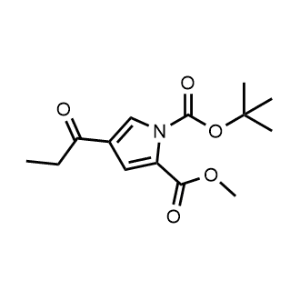 1-(Tert-butyl) 2-methyl 4-propionyl-1H-pyrrole-1,2-dicarboxylate|CS-1157977