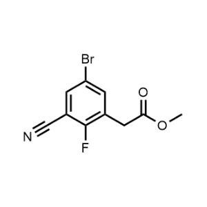 Methyl 2-(5-bromo-3-cyano-2-fluorophenyl)acetate|CS-1158024
