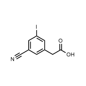 2-(3-Cyano-5-iodophenyl)acetic acid|CS-1158031