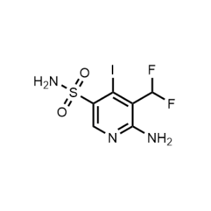 6-Amino-5-(difluoromethyl)-4-iodopyridine-3-sulfonamide|CS-1158089
