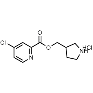 Pyrrolidin-3-ylmethyl 4-chloropicolinate hydrochloride|CS-1158120