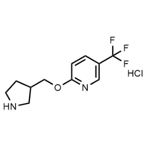 2-(Pyrrolidin-3-ylmethoxy)-5-(trifluoromethyl)pyridine hydrochloride|CS-1158121