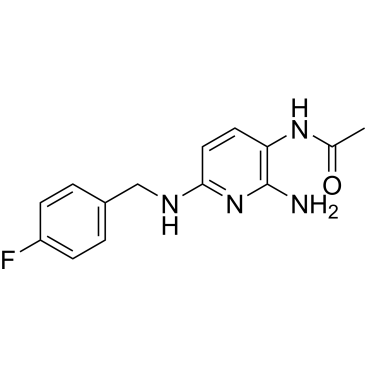 N-(2-Amino-6-((4-fluorobenzyl)amino)pyridin-3-yl)acetamide|CS-1158136