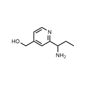 (2-(1-Aminopropyl)pyridin-4-yl)methanol|CS-1158179