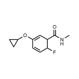 3-Cyclopropoxy-6-fluoro-N-methylcyclohexa-2,4-diene-1-carboxamide|CS-1158181