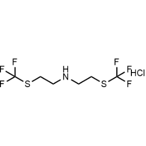 Bis(2-((trifluoromethyl)thio)ethyl)amine hydrochloride|CS-1158192