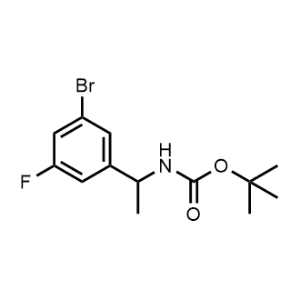 Tert-butyl (1-(3-bromo-5-fluorophenyl)ethyl)carbamate|CS-1158212
