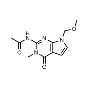 N-(7-(Methoxymethyl)-3-methyl-4-oxo-4,7-dihydro-3H-pyrrolo[2,3-d]pyrimidin-2-yl)acetamide|CS-1158216