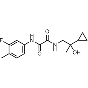 N1-(2-Cyclopropyl-2-hydroxypropyl)-N2-(3-fluoro-4-methylphenyl)oxalamide|CS-1158317