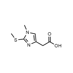 2-(1-Methyl-2-(methylthio)-1H-imidazol-4-yl)acetic acid|CS-1158368