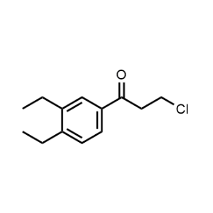3-Chloro-1-(3,4-diethylphenyl)propan-1-one|CS-1158412
