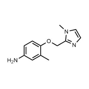 3-Methyl-4-((1-methyl-1H-imidazol-2-yl)methoxy)aniline|CS-1158468