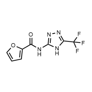 N-(5-(Trifluoromethyl)-4H-1,2,4-triazol-3-yl)furan-2-carboxamide|CS-1158469