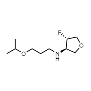 (3R,4S)-4-Fluoro-N-(3-isopropoxypropyl)tetrahydrofuran-3-amine|CS-1158590