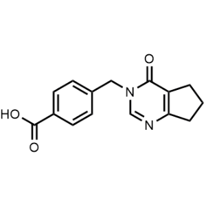 4-((4-Oxo-4,5,6,7-tetrahydro-3H-cyclopenta[d]pyrimidin-3-yl)methyl)benzoic acid|CS-1158601