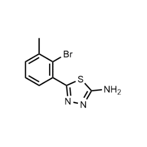 5-(2-Bromo-3-methylphenyl)-1,3,4-thiadiazol-2-amine|CS-1158607