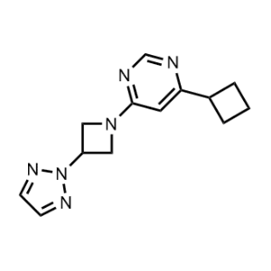 4-(3-(2H-1,2,3-Triazol-2-yl)azetidin-1-yl)-6-cyclobutylpyrimidine|CS-1158779