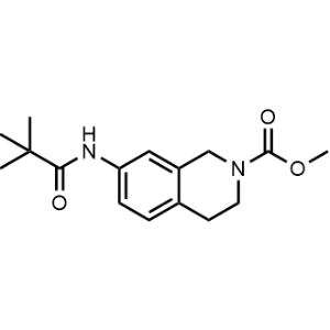 Methyl 7-pivalamido-3,4-dihydroisoquinoline-2(1H)-carboxylate|CS-1158793