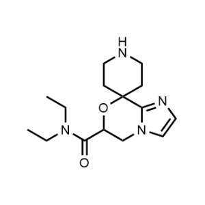 N,N-Diethyl-5,6-dihydrospiro[imidazo[2,1-c][1,4]oxazine-8,4'-piperidine]-6-carboxamide|CS-1158794