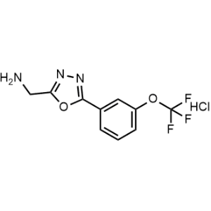 (5-(3-(Trifluoromethoxy)phenyl)-1,3,4-oxadiazol-2-yl)methanamine hydrochloride|CS-1158812