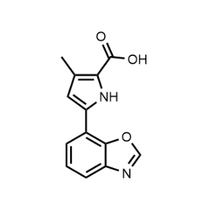 5-(Benzo[d]oxazol-7-yl)-3-methyl-1H-pyrrole-2-carboxylic acid|CS-1158856