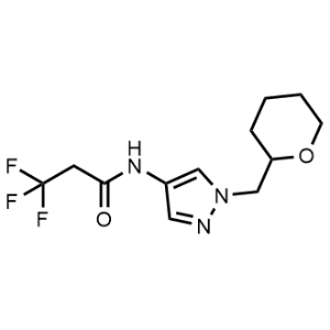 3,3,3-Trifluoro-N-(1-((tetrahydro-2H-pyran-2-yl)methyl)-1H-pyrazol-4-yl)propanamide|CS-1158859