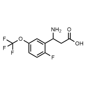 3-Amino-3-(2-fluoro-5-(trifluoromethoxy)phenyl)propanoic acid|CS-1158880