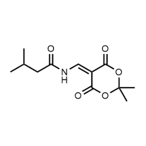 N-((2,2-Dimethyl-4,6-dioxo-1,3-dioxan-5-ylidene)methyl)-3-methylbutanamide|CS-1158882