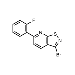 3-Bromo-6-(2-fluorophenyl)isothiazolo[5,4-b]pyridine|CS-1158934