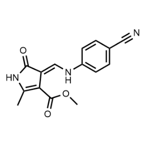 Methyl 4-(((4-cyanophenyl)amino)methylene)-2-methyl-5-oxo-4,5-dihydro-1H-pyrrole-3-carboxylate|CS-1158943