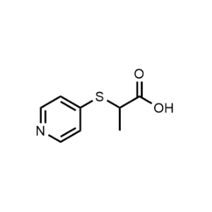 2-(Pyridin-4-ylthio)propanoic acid|CS-1159104