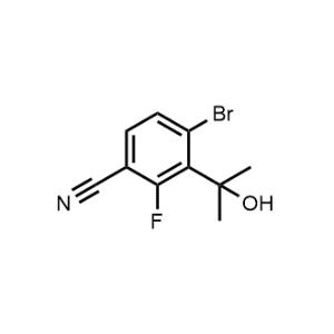 4-Bromo-2-fluoro-3-(2-hydroxypropan-2-yl)benzonitrile|CS-1159123