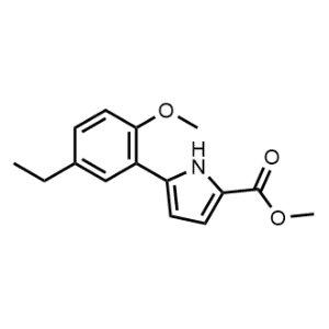 Methyl 5-(5-ethyl-2-methoxyphenyl)-1H-pyrrole-2-carboxylate|CS-1159198