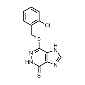 7-((2-Chlorobenzyl)thio)-1,5-dihydro-4H-imidazo[4,5-d]pyridazine-4-thione|CS-1159234