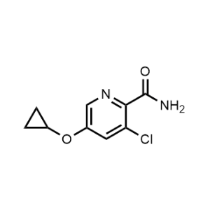 3-Chloro-5-cyclopropoxypicolinamide|CS-1159279