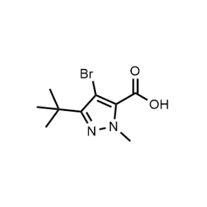 4-Bromo-3-(tert-butyl)-1-methyl-1H-pyrazole-5-carboxylic acid|CS-1159317