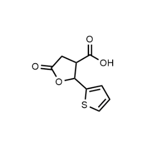 5-Oxo-2-(thiophen-2-yl)tetrahydrofuran-3-carboxylic acid|CS-1159541
